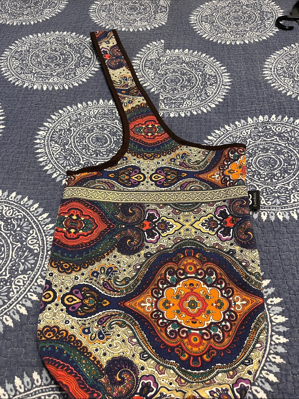 Women’s One-Shoulder Bodysuit in Multicolor Paisley